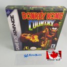 DONKEY KONG COUNTRY - Nintendo GBA Custom Replacement Box optional w/ Insert Tray & PVC Protector