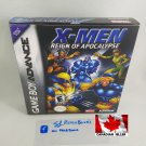 X-MEN REIGN OF APOCALYPSE - Nintendo GBA Custom Box optional w/ Insert Tray & PVC