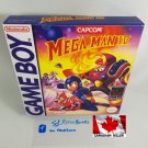 MEGA MAN 4 IV - Nintendo Game Boy Custom replacement Box optional w/ Insert Tray & PVC Protector