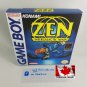 ZEN INTERGALACTIC NINJA - Nintendo Game Boy Custom replica Box optional w/ Insert Tray & PVC Protect