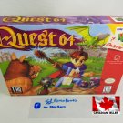 QUEST 64 - N64, Nintendo64 Custom replacement Box optional w/ Insert Tray & PVC Protector