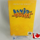 MANUAL N64 - BANJO-TOOIE - Nintendo64 Replacement Instruction Manual Booklet