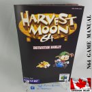 MANUAL N64 - HARVEST MOON 64 - Nintendo64 Replacement Instruction Manual Booklet