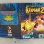 MANUAL N64 - RAYMAN 2 GREAT ESCAPE - Nintendo64 Replacement Instruction Manual Booklet