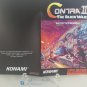 MANUAL SNES - CONTRA 3 THE ALIEN WARS - Super Nintendo Replacement Instruction Manual Booklet
