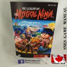 MANUAL SNES - LEGEND OF THE MYSTICAL NINJA - Super Nintendo Replacement Instruction Manual Booklet