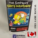 MANUAL SNES - SIMPSONS BART'S NIGHTMARE - Super Nintendo Replacement Instruction Manual Booklet