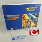 MANUAL NES - BIONIC COMMANDO - Nintendo Replacement Instruction Manual Booklet