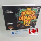 MANUAL NES - DOUBLE DRAGON 3 - Nintendo Replacement Instruction Manual Booklet
