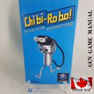 MANUAL GCN - CHIBI-ROBO - Nintendo Gamecube Replacement Instruction Booklet