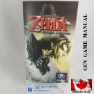 MANUAL GCN - LEGEND OF ZELDA TWILIGHT PRINCESS - Nintendo Gamecube Replacement Instruction Booklet