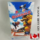 MANUAL GCN - MARIO SUPER STAR BASEBALL - Nintendo Gamecube Replacement Instruction Booklet