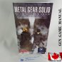 MANUAL GCN - METAL GEAR SOLID TWIN SNAKES - Nintendo Gamecube Replacement Instruction Booklet