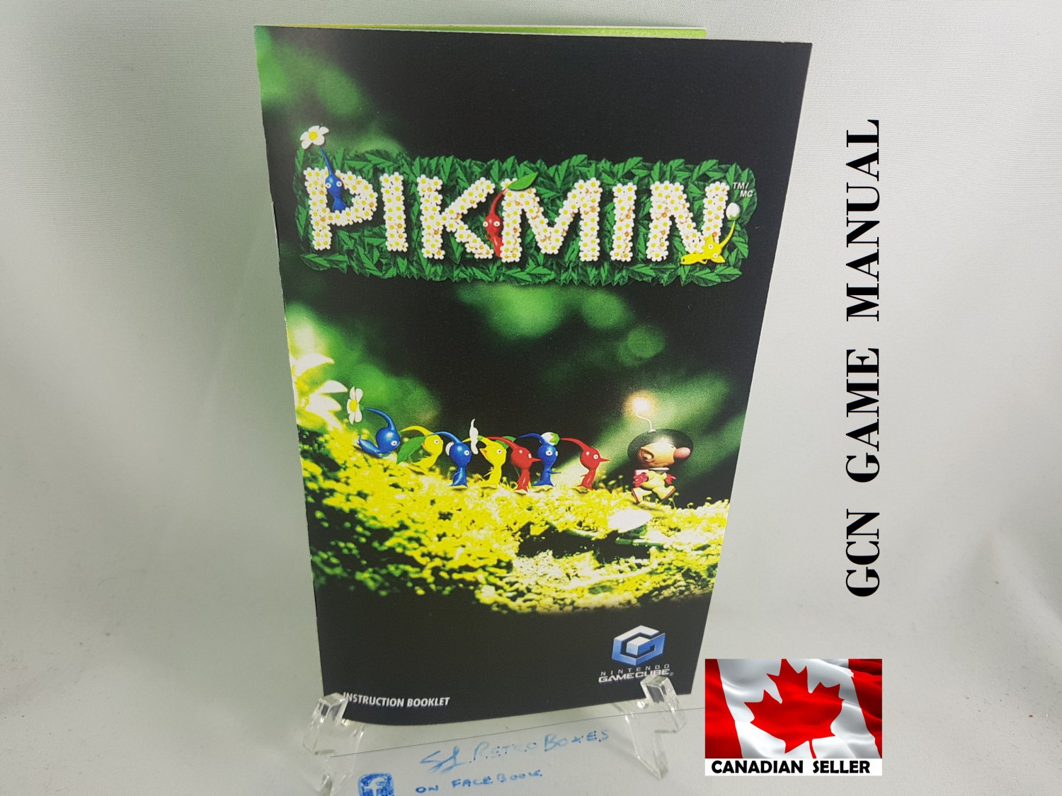 MANUAL GCN - PIKMIN - Nintendo Gamecube Replacement Instruction Booklet