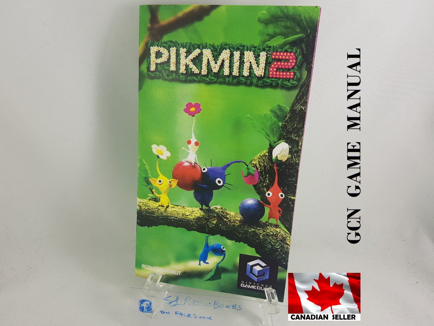 MANUAL GCN - PIKMIN 2 - Nintendo Gamecube Replacement Instruction Booklet