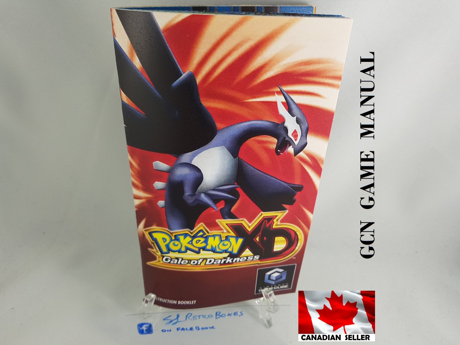 MANUAL GCN - POKEMON XD GALE OF DARKNESS - Nintendo Gamecube Replacement Instruction Booklet