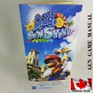 MANUAL GCN - SUPER MARIO SUNSHINE - Nintendo Gamecube Replacement Instruction Booklet