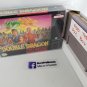 SUPER DOUBLE DRAGON - SNES, Super Nintendo Custom Box optional w/ Insert Tray & PVC Protector