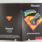 MANUAL SNES - DEATH AND RETURN OF SUPERMAN - Super Nintendo Replacement Instruction Manual Booklet