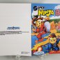 MANUAL SNES - SUPER NINJA BOY - Super Nintendo Replacement Instruction Manual Booklet