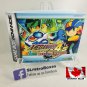 MANUAL GBA - MEGA MAN NETWORK 4.5 REAL OPERATION - Game Boy Advance Replacement Instruction Booklet
