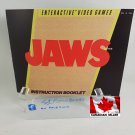 MANUAL NES - JAWS - Nintendo Replacement Instruction Manual Booklet