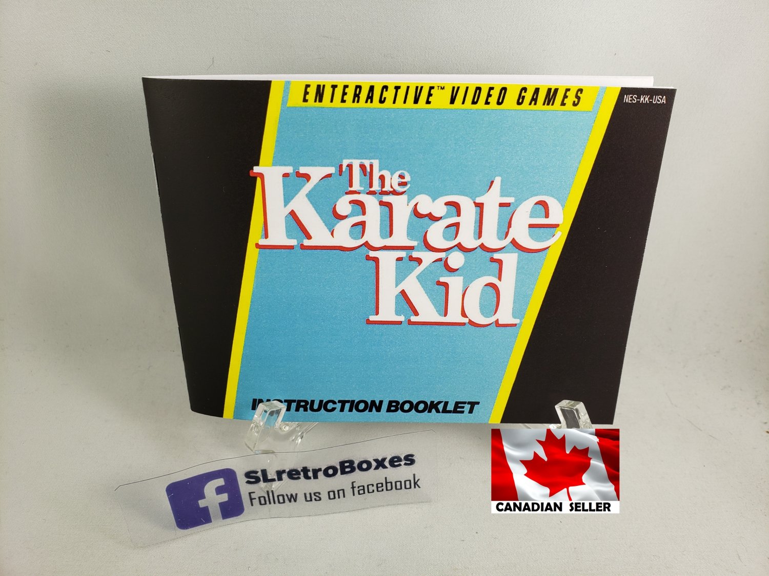 MANUAL NES - THE KARATE KID - Nintendo Replacement Instruction Manual Booklet