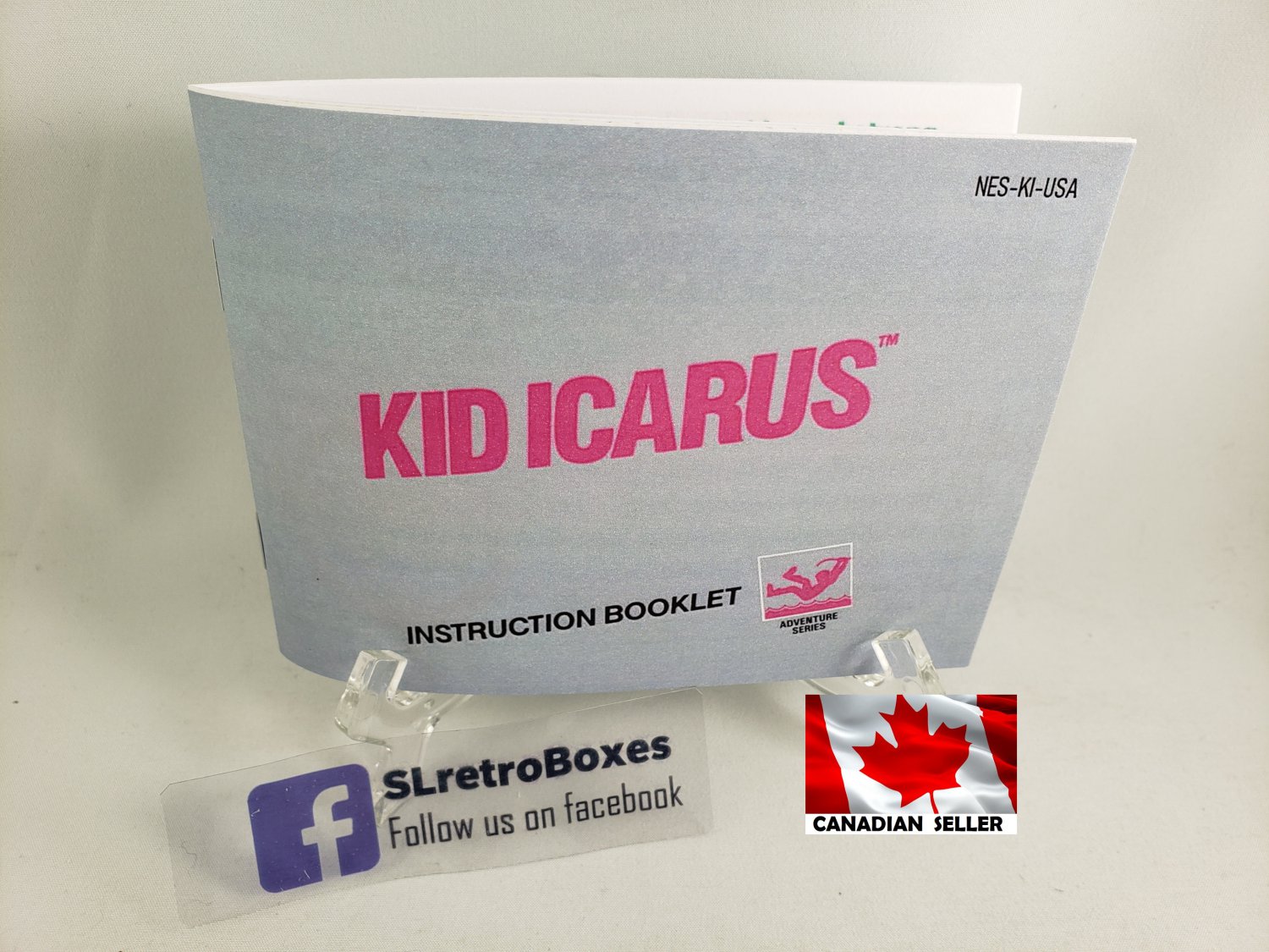 MANUAL NES - KID ICARUS - Nintendo Replacement Instruction Manual Booklet