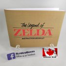 MANUAL NES - THE LEGEND OF ZELDA - Nintendo Replacement Instruction Manual Booklet
