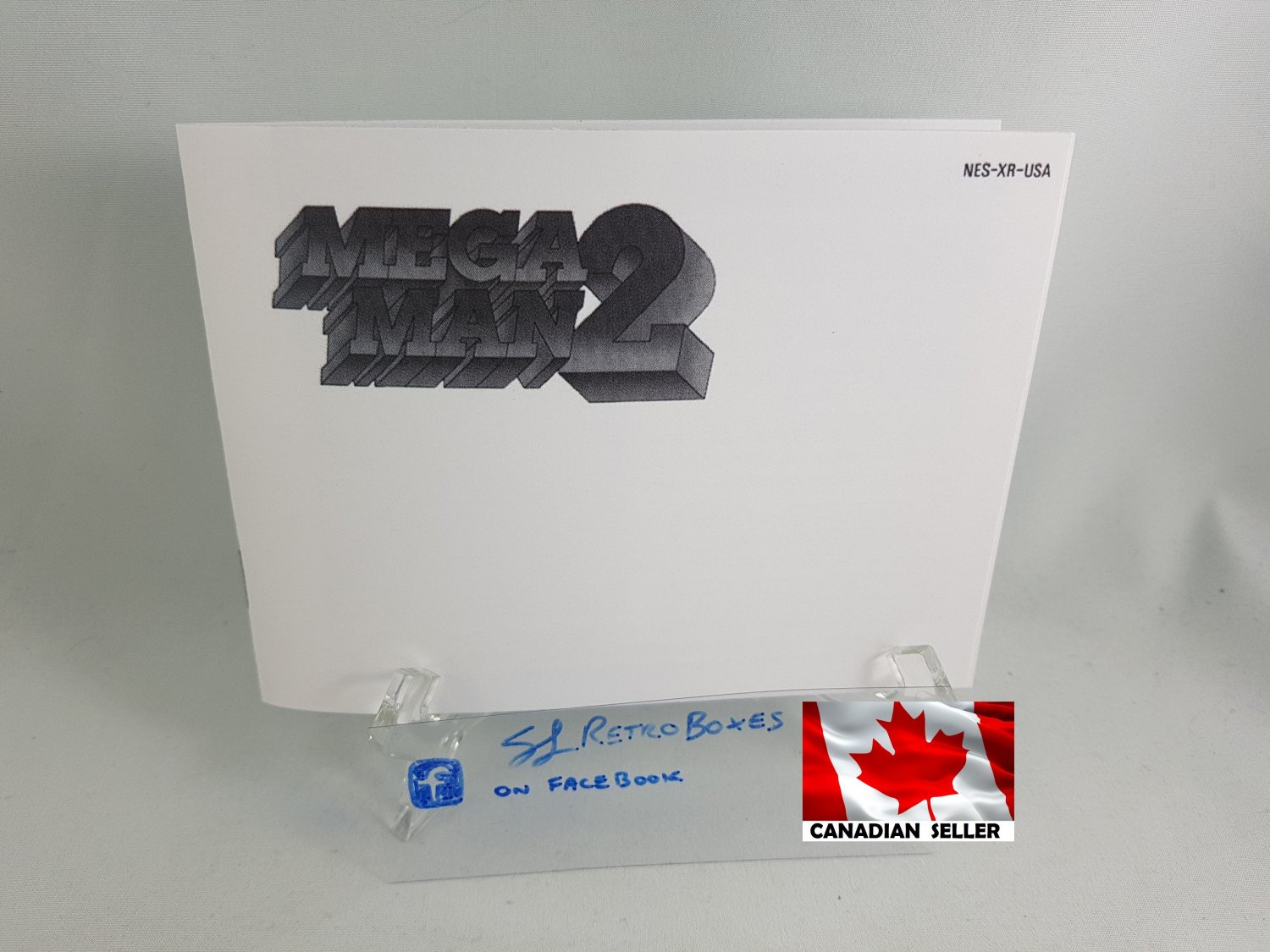 MANUAL NES - MEGA MAN 2 - Nintendo Replacement Instruction Manual Booklet Megaman II