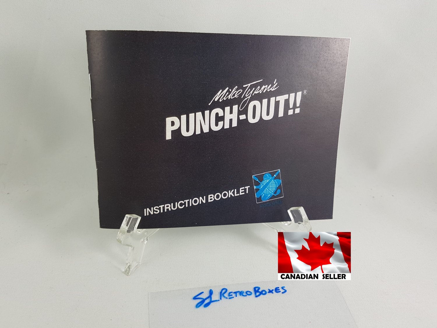 MANUAL NES - MIKE TYSON'S PUNCH OUT! - Nintendo Replacement Instruction Manual Booklet