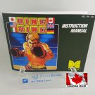 MANUAL NES - RING KING - Nintendo Replacement Instruction Manual Booklet