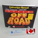 MANUAL NES - SUPER OFF ROAD - Nintendo Replacement Instruction Manual Booklet
