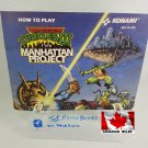 MANUAL NES - TMNT 3 THE MANHATTAN PROJECT - Nintendo Replacement Instruction Manual Booklet