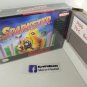 SPARKSTER - SNES, Super Nintendo Custom Box optional w/ Insert Tray & PVC Protector