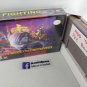 POWER RANGERS THE FIGHTING EDITION - SNES, Super Nintendo Box w/ Insert Tray & PVC Protector