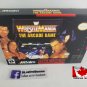 WWF WRESTLEMANIA THE ARCADE GAME - SNES, Super Nintendo Custom Box w/ Insert Tray & PVC Protector