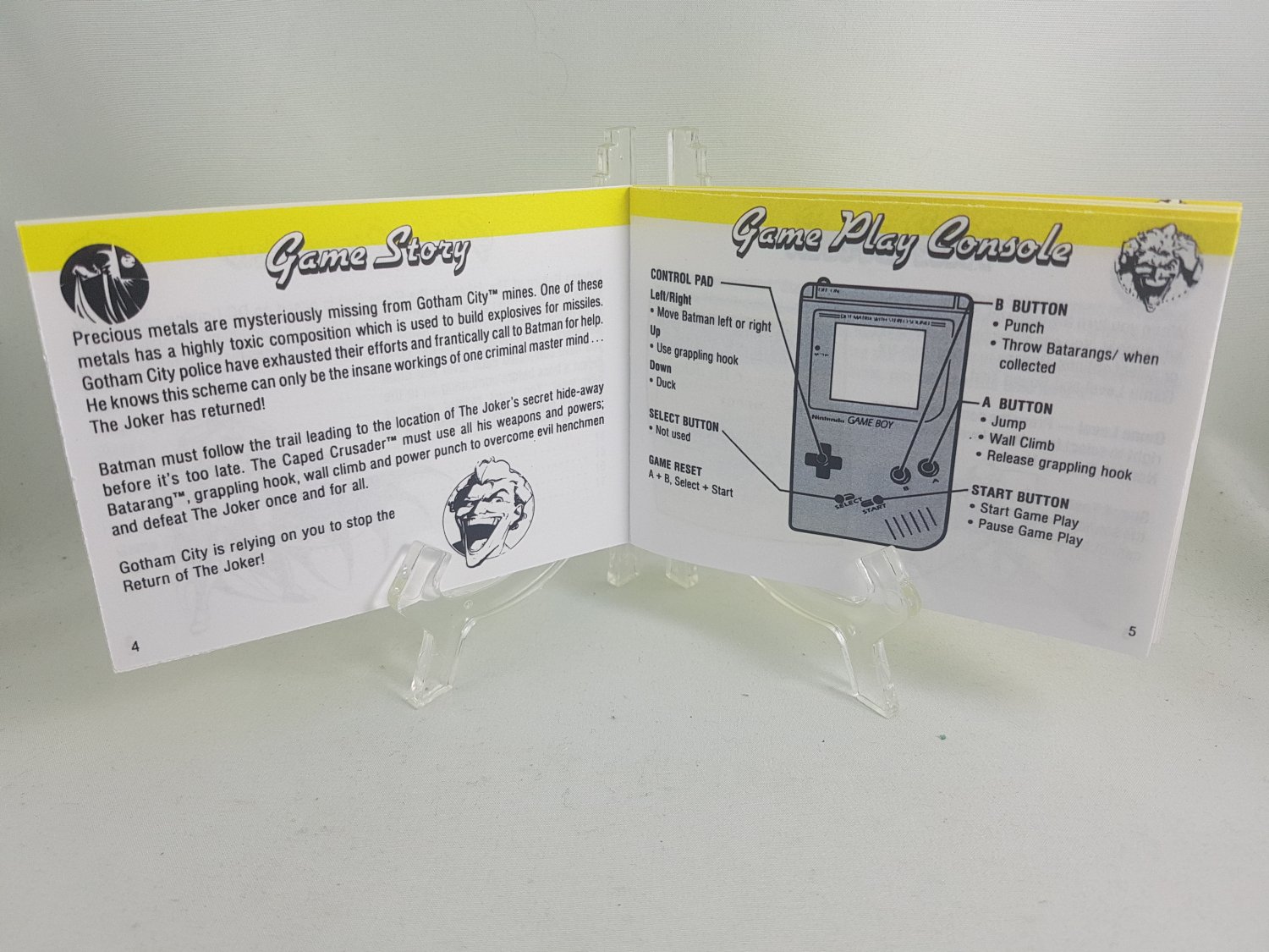 CASSETTA / GIOCO Per Game Boy Batman (Joker) - Rarissimo EUR 199,90
