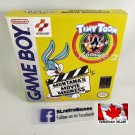 TINY TOON ADV 2: MONTANA'S MOVIE MADNESS - Nintendo Game Boy Custom Box w/ Insert Tray & PVC