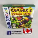 CONKER'S POCKET TALES GBC - Nintendo Game Boy Color Custom Box optional w/ Insert Tray & PVC Protect