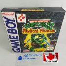TMNT TURTLES 3 RADICAL RESCUE - Nintendo Game Boy Custom Box optional w/ Insert Tray & PVC Protector