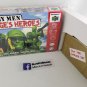 ARMY MEN SARGE'S HEROES - N64, Nintendo64 Custom Box with optional Insert Tray & PVC Protector