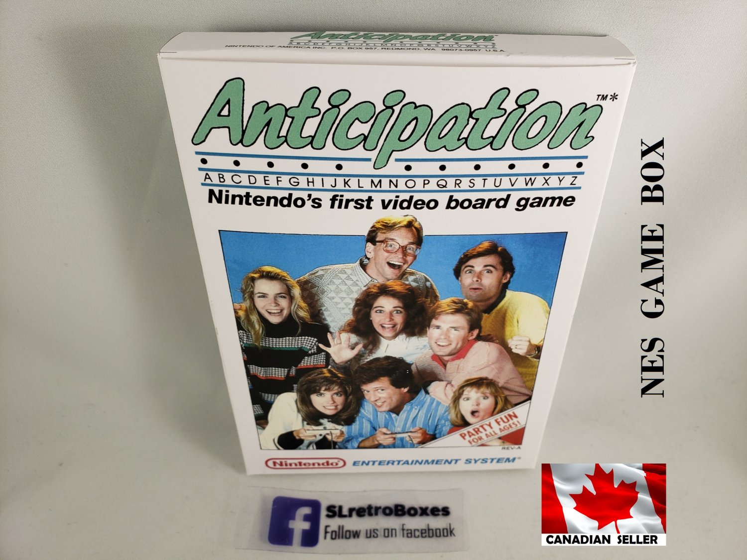 ANTICIPATION - NES, Nintendo Custom replacement BOX optional w/ Dust Cover & PVC Protector