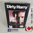 DIRTY HARRY - NES, Nintendo Custom replacement BOX optional w/ Dust Cover & PVC Protector