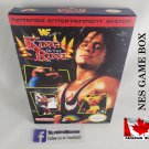 WWF KING OF THE RING - NES, Nintendo Custom replacement BOX optional w/ Dust Cover & PVC Protector