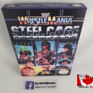 WWF STEEL CAGE CHALLENGE - NES, Nintendo Custom replacement BOX optional w/ Dust Cover & PVC Protect