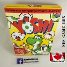 YOSHI - NES, Nintendo Custom replacement BOX optional w/ Dust Cover & PVC Protector