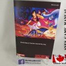 MANUAL SNES - ALADDIN - Super Nintendo Replacement Instruction Booklet DISNEY'S ALLADIN
