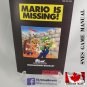 MANUAL SNES - MARIO IS MISSING - Super Nintendo Replacement Instruction Booklet