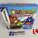 SUPER MARIO ADVANCE 3 YOSHI'S ISLAND - Nintendo GBA Custom Box optional w/ Insert Tray & PVC Protect